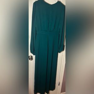 Petal And Pup Emerald Green Women Jumpsuit NWOT SzM 💯 polyester Lightweight.